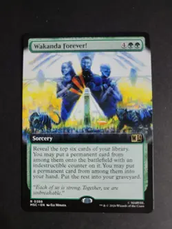 Wakanda Forever! (Extended Art) Rare Marvel Super Heroes Commander - Image 1