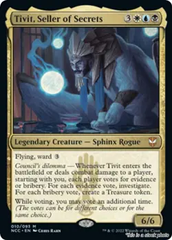 Magic the Gathering | Tivit, Seller of Secrets [NCC - 10]NM - Image 1