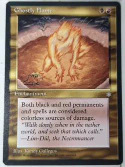 Ghostly Flame - Ice Age - Magic the Gathering MTG Nice! - Image 1