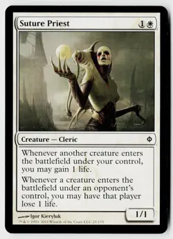 Suture Priest 25/175 Common The List Reprints Magic: The Gathering LP - Image 1