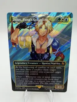 MTG Final Fantasy Tidus - M213 - Borderless Surge Foil - Near Mint - Image 1