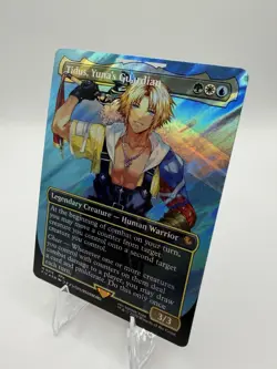 MTG Final Fantasy Tidus - M213 - Borderless Surge Foil - Near Mint - Image 4