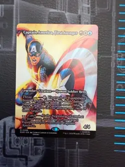 Captain America, First Avenger Marvel Universe Eternal Borderless Mythic Rare - Image 1