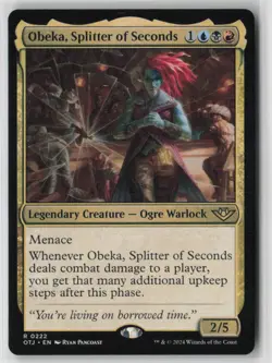 Obeka, Splitter of Seconds 222 Rare Outlaws of Thunder Junction Near Mint - Image 1
