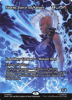 Marvel Universe Eternal-Legal #94 Storm, Force of Nature (Borderless) - Image 1
