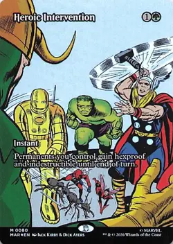 Marvel Universe Eternal-Legal #80 Heroic Intervention (0080) (Borderless) - Image 1