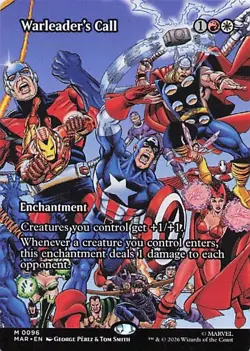 Marvel Universe Eternal-Legal #96 Warleader's Call (Borderless) - Image 1