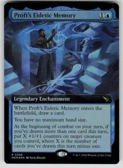 Proft's Eidetic Memory (Extended Art) Foil Murders at Karlov Manor 396 MTG NM - Image 1