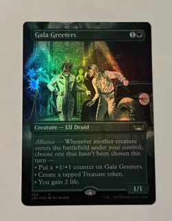 MTG Gala Greeters Foil Borderless Box Topper Streets Of New Capenna LP - Image 1