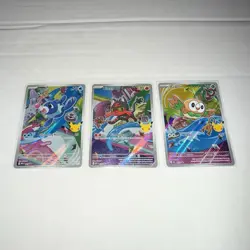 Pokemon TCG First Partner Illustration Collection Series 1 Alola Gen 7 Starters - Image 2