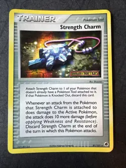 Strength Charm 81/101 Dragon Frontiers Reverse Holo Pokemon - Image 1