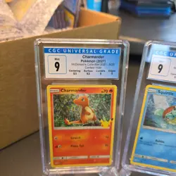 Pokemon 2021 McDonalds 25th Anniversary CGC 9 Pikachu Squirtle Bulbasaur - Image 2