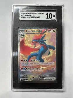 SGC 10 Salamence ex 187/159 Sv09 Journey Together SIR 2025 Holo - Image 1