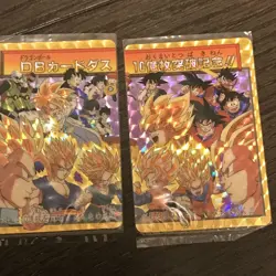 Dragon Ball Trading Card No 154 155 Carddass Good - Image 3