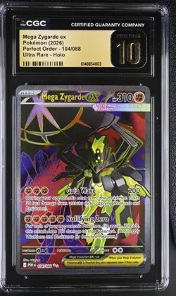 Pokemon Mega Zygarde ex 104/088 Ultra Rare Perfect Order - CGC 10 PRISTINE - Image 1