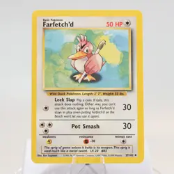 Pokemon TCG - Farfetch'd 27/102 Base Set Uncommon WOTC 1999 - NM - Image 2