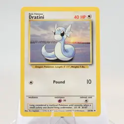 Pokemon TCG - Dratini 26/102 Base Set Uncommon WOTC 1999 - EXC/NM - Image 2