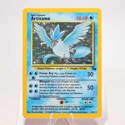 Pokemon TCG - Articuno 2/62 Fossil Holo Rare WOTC - EXC - Image 2