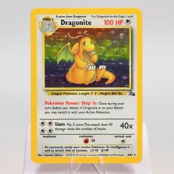 Pokemon TCG - Dragonite 4/62 Fossil Holo Rare WOTC - EXC/NM - Image 2