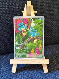Pokemon Panpour 101/086 Illustration Rare Sv: Black Bolt NM/M+ - Image 1