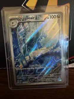 Pokemon Dragonair 181/165 SV Scarlet & Violet 151 IR Full Art Holo EN HP 100 - Image 1