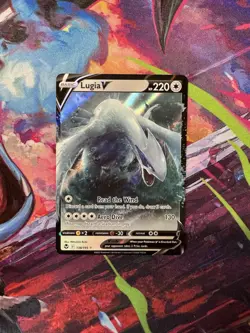 Lugia V 138 Silver Tempest Full Art Rare Holo NM Pokemon TCG - Image 1