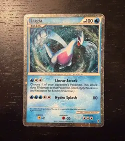 Pokemon TCG Lugia SL7 Call of Legends Shiny Holo Rare English Basic 100 HP - Image 1