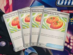 4x Buddy-Buddy Poffin 144/162 mix set Pokemon TCG - Image 1