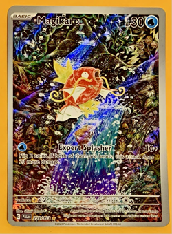 Pokemon TCG Magikarp 203/193 Paldea Evolved Illustration Rare Full Art Holo NM - Image 1