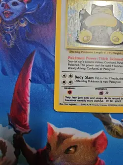Pokemon Snorlax TCG Jungle 11/64 Holo Rare Unlimited MP - Image 4