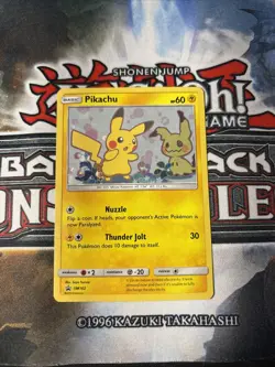 Pikachu SM162 Tag Team Blister Promo - Sun & Moon - Holo Rare - Pokemon 2019 - Image 1