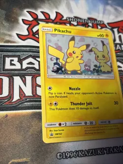 Pikachu SM162 Tag Team Blister Promo - Sun & Moon - Holo Rare - Pokemon 2019 - Image 3