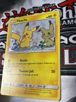 Pikachu SM162 Tag Team Blister Promo - Sun & Moon - Holo Rare - Pokemon 2019 - Image 4