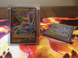 2023 POKEMON SWORD AND SHIELD CROWN ZENITH #100/159 RAYQUAZA V - Image 2