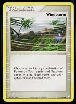 Windstorm 85/100 Uncommon Crystal Guardians Pokemon MP - Image 1