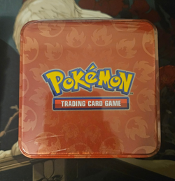2022 Pokemon TCG Scorching Fire Stacking Tin (Sealed) 3 Booster Packs Charizard - Image 5