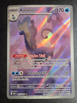 Aurorus 092/088 NM Perfect Order Holo Illustration Rare Pokemon - Image 1