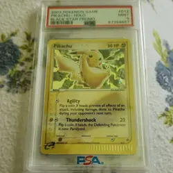 PSA 9 2003 Pokemon TCG Pikachu Holo Promo Black Star #012 Nintendo - Image 1