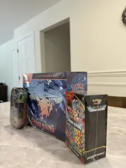 Pokemon TCG Mega Evolution Chaos Rising Elite Trainer Box w/ 6 Booster Packs - Image 3