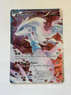 2013 Pokemon RC22/RC25 Reshiram Legendary Treasures Radiant Collection Holo LP - Image 1
