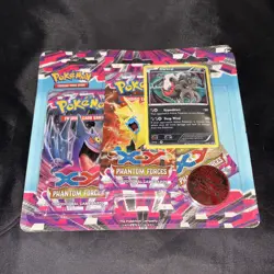 FACTORY SEALED Pokemon XY Phantom Forces 3-Pack Blister Darkrai Promo Coin⁠ - Image 1