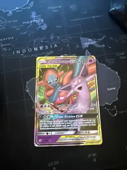 Pokemon TCG Espeon & Deoxys GX 72/236 SM Unified Minds Ultra Rare NM Condition - Image 1