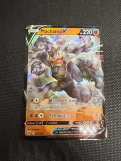 Machamp V 072/189 Holo V Rare Astral Radiance Pokemon Near Mint - Image 1