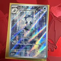 151 Poliwhirl 176/165 Illustration Rare Pokemon NM/M - Image 1