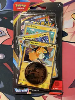 Pokemon TCG Chaos Rising Checklane Single Pack Blister Pawmi/Pawmo/Pawmot - Image 1