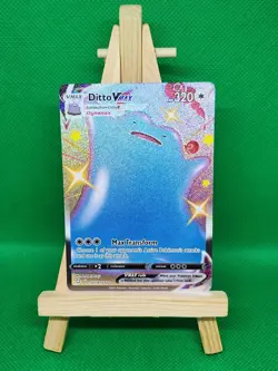 Pokemon TCG Ditto VMAX Shining Fates SV119/SV122 Holo Shiny Holo Rare - Image 1