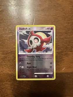 Pokemon Duskull SH2 Reverse Holo Secret Wonders Rare 2008 LP/NM - Image 1