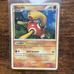 2010 Pokemon Heartgold Soulsilver Promo HGSS15 Shuckle Holo LP - Image 1