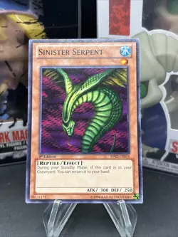 Sinister Serpent Mosaic Rare Battle Pack 2 1st Ed BP02-EN015 A6 - Image 1