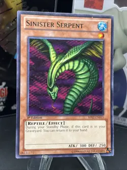 Sinister Serpent Mosaic Rare Battle Pack 2 1st Ed BP02-EN015 A6 - Image 2